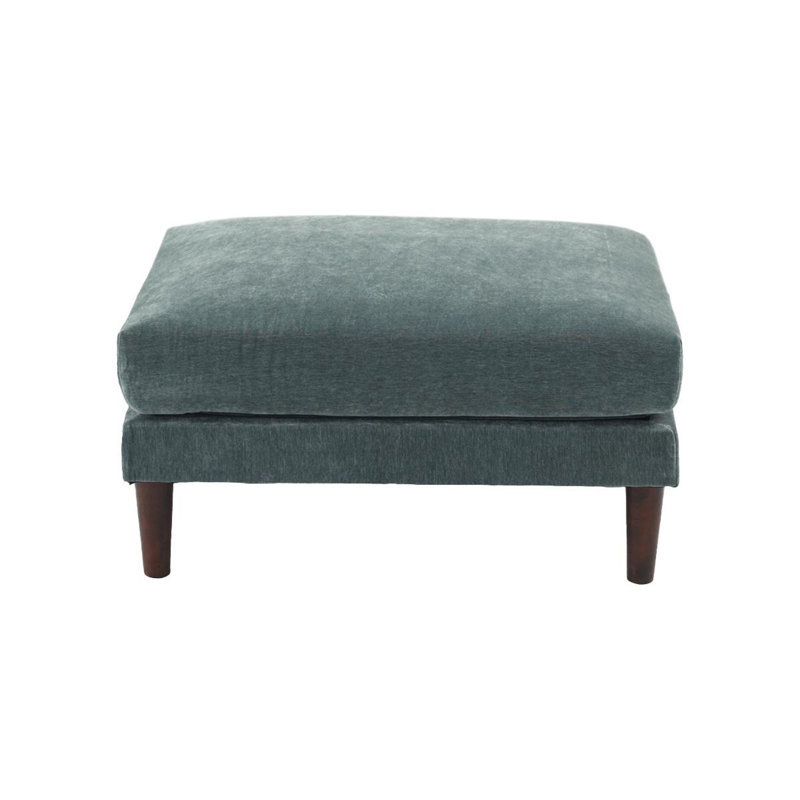 Kaiayyi Upholstered Ottoman, Mineral Microfiber