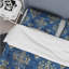 Ensemble de housse de couette Blue Gold Damask Glamour IV - Glam-109144489
