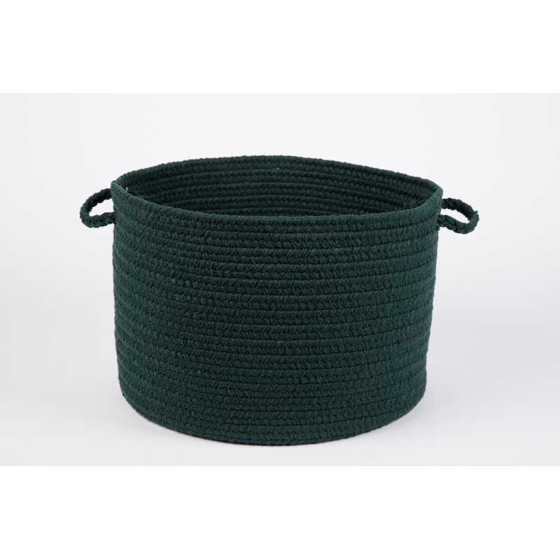 Smyth Fabric Basket, Spruce Green