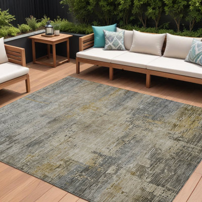 Tapis intérieur lavable abstrait 9 pi x 12 pi