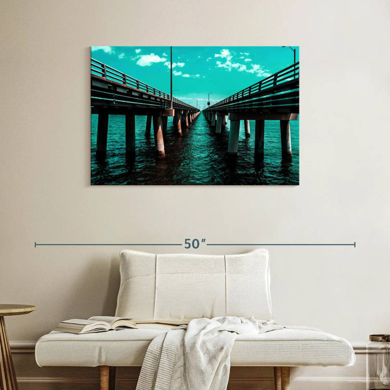 Lilie Chesapeake Bay Bridge Retro, H 26 po x l 39 po