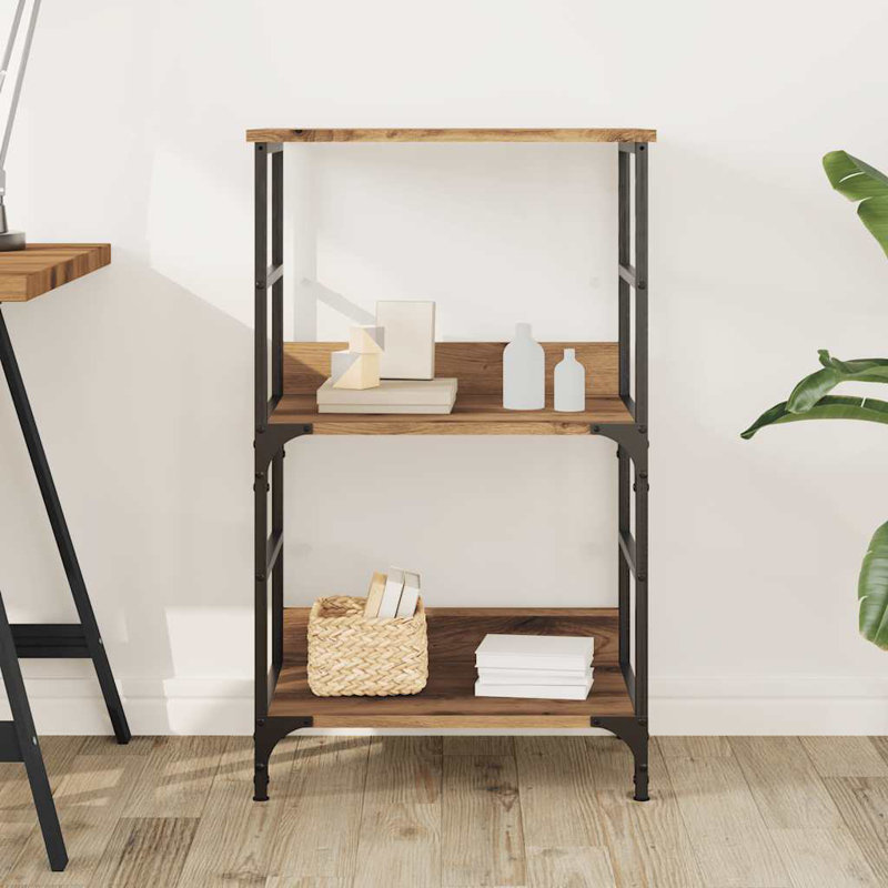 Amesha 82cm H x 50cm W Metal Etagere Bookcase