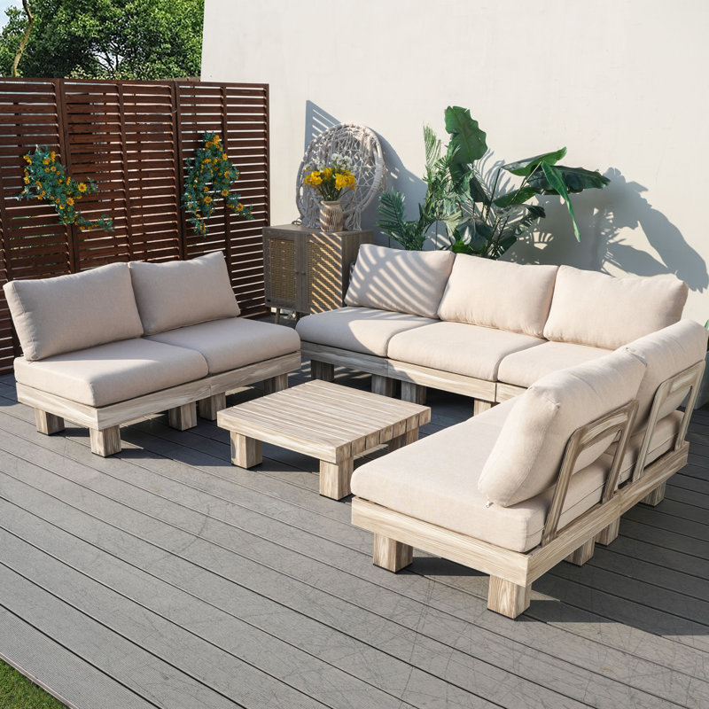 7 - Person Seating Group With Cushions
