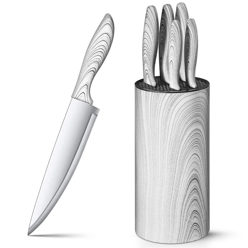 Brayden Studio Asjah Knife Block Set