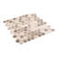 Trillions 1" Hexagon Honeycomb Glass Mosaic Wall Tile-63380429