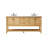 Bonsai 72 " W Freestanding Standard Free Standing 2 Double Vanity Bathroom Vanity With Carrara Marble Top-73359979