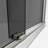 56" - 60" W 60" H Reversible Semi-Frameless Tub Door with ClearMax Technology-1913605365