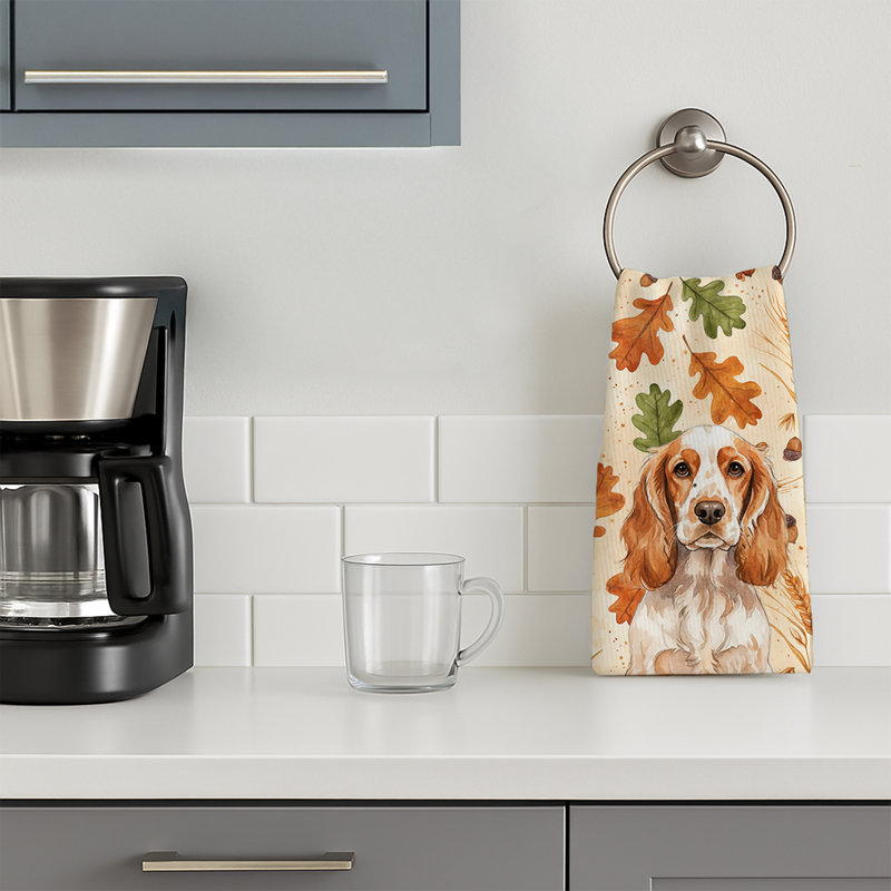 Serviette de cuisine orange orange Roan English Cocker Spaniel, Orange Roan English Cocker Spaniel