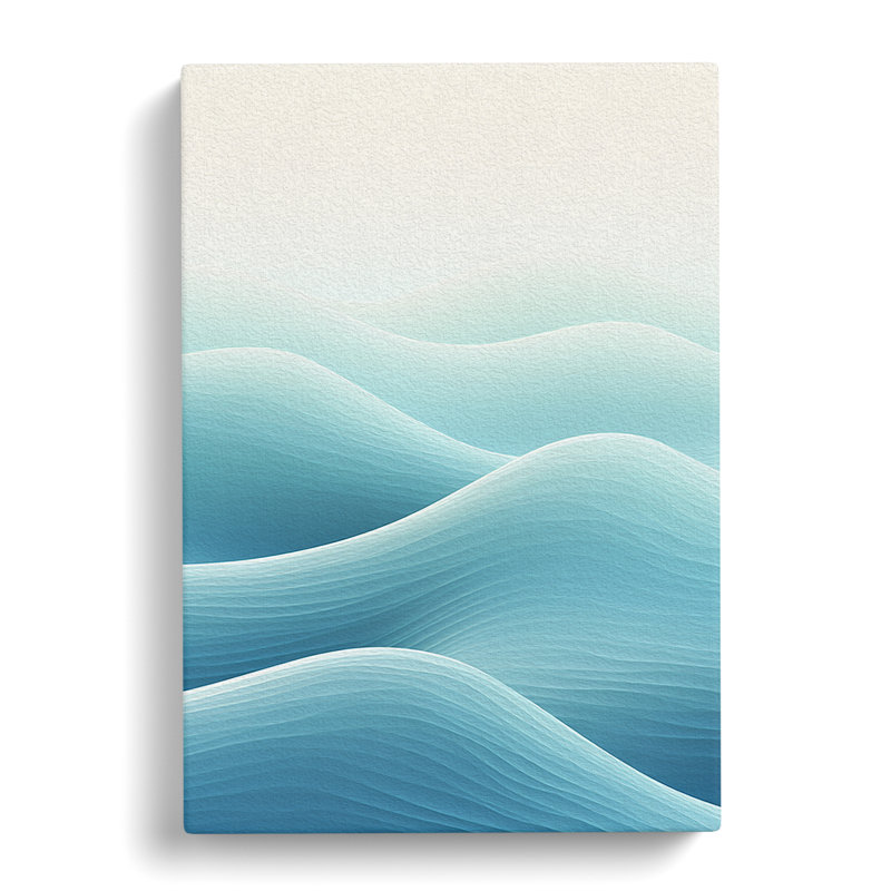 Wave Modern Minimalism No.2 - Print, 76cm H x 50cm W x 3cm D