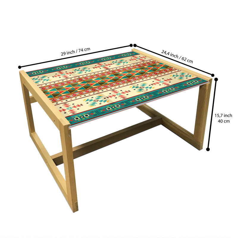 Table basse Demyia, H 15,75 po x L 29,13 po x l 24,4 po