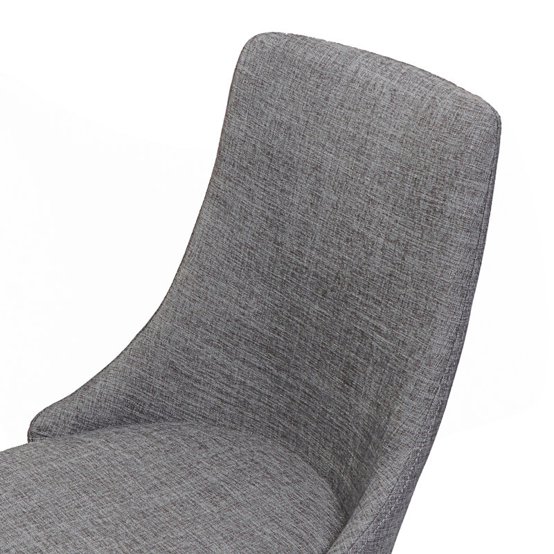 Ensemble de 2 chaises de salle à manger avec pieds en métal