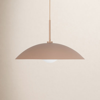 Huxley Single Light Steel Dimmable Pendant