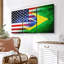 "USA Brésil" sur toile-1810085