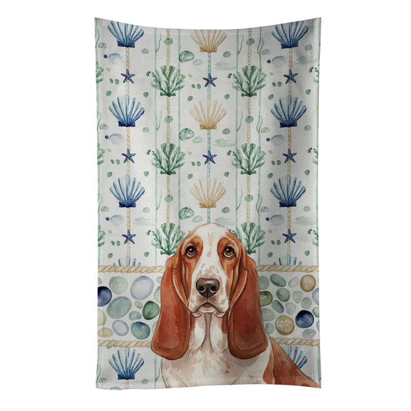 Torchon rouge et blanc Basset Hound, Basset hound rouge et blanc