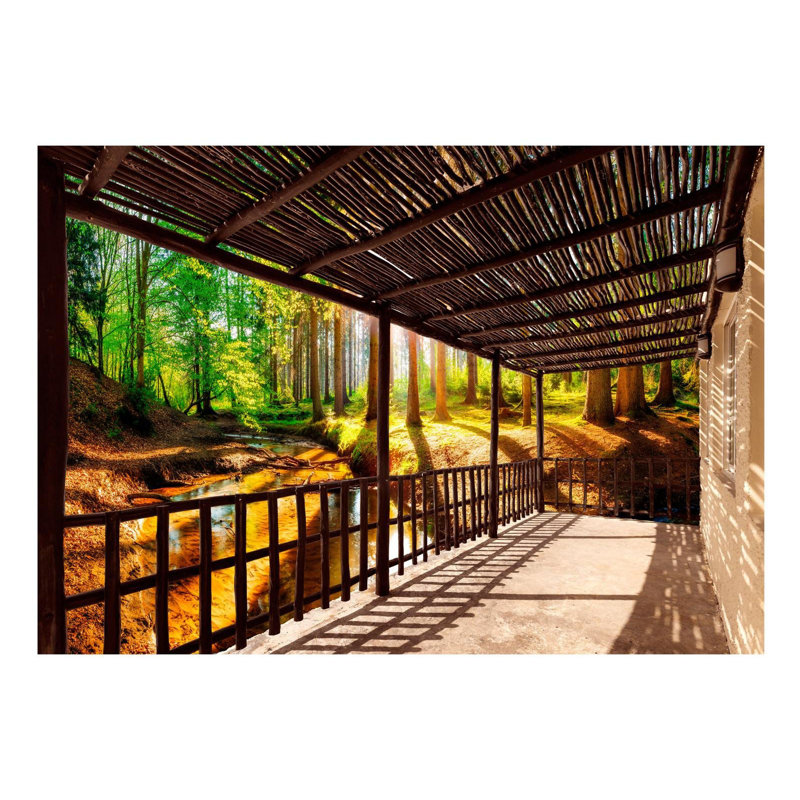 Adhésif mural Daytwan «Retour à la nature», L 41 po x l 59 po