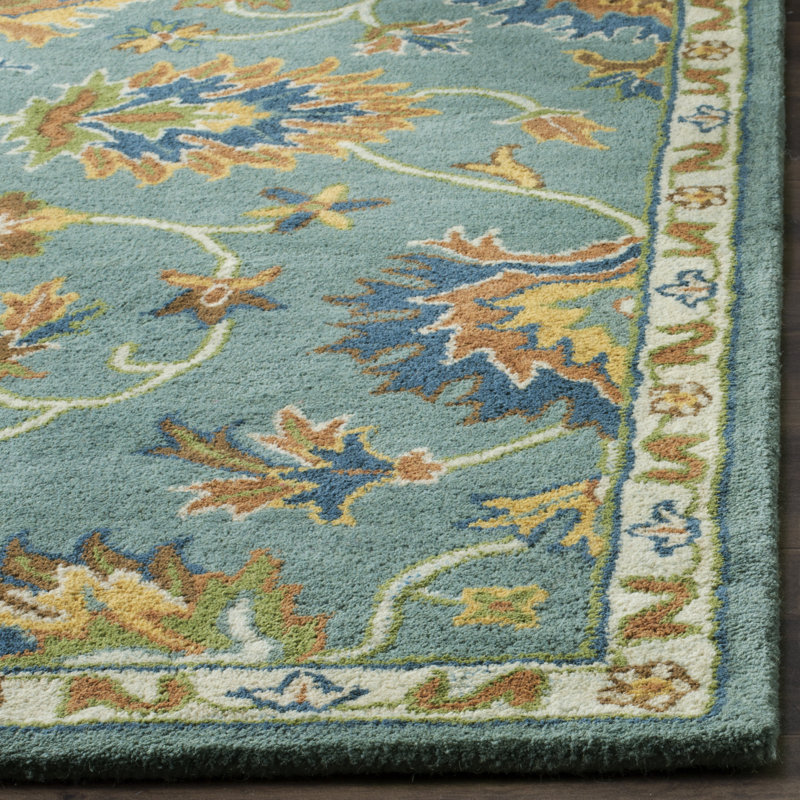 Cranmore Hand Tufted Wool Oriental Rug, Square 4'