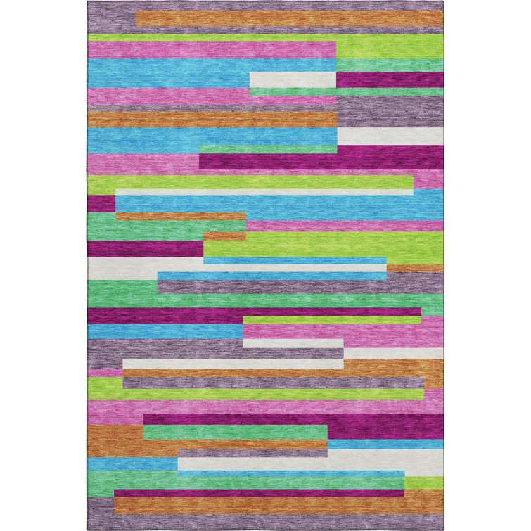 Premium Machine Washable Prisco Lavender Rug