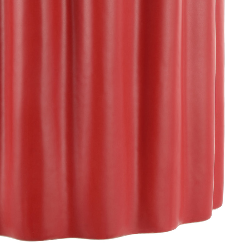 Tabouret de jardin en céramique Pier, Rouge œuf Robins