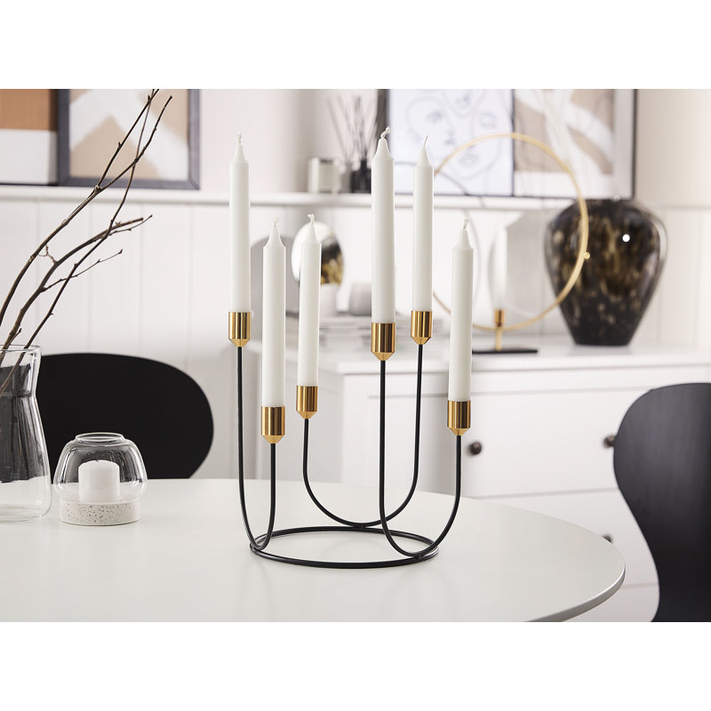 Khemisset Metal Tabletop Candelabra