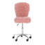 Chaise de travail en fausse fourrure Aikens-1658299567
