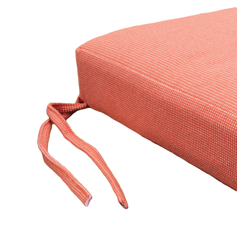 TB Dining Tommy Bahama 2 - Piece Outdoor Seat Cushion, 18"W x 17"L, Bamboo Bay Mango