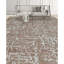 Wool Animal Print Area Rug in Rust/Blue