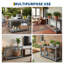 Rectangular Outdoor Side Table , 121.9cm W 40.1cm D-2026886823