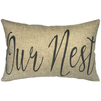 Linen Reversible Throw Pillow