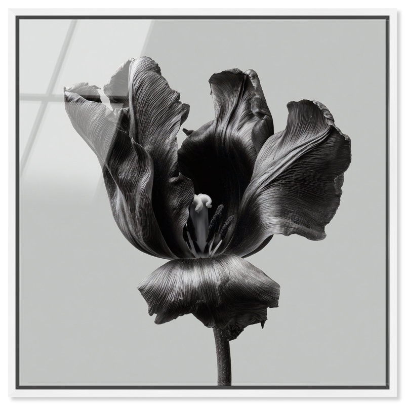 Tidal Wilt II Print by Oliver Gal, 31"H x 31"W, White Floater Frame