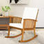 Chaise de jardin d'extérieur en bois d'acacia