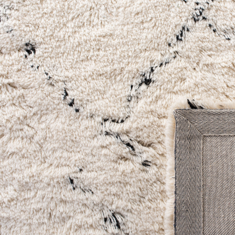 Powell Hand Tufted Wool Geometric Rug, Runner 2'3" x 8'