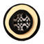 Cadre photo | Cadre en résine fabriqué à la main avec motif organique sculpté | 3 x 3 po
