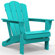 High Density Polyethylene Folding Adirondack Chair