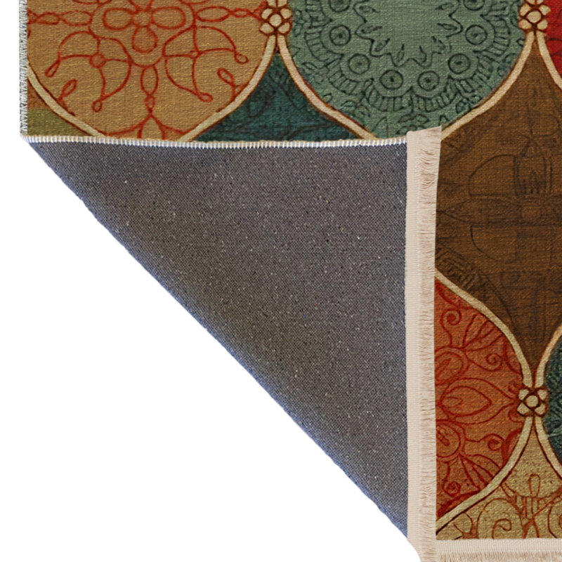 Tapis intérieur / extérieur Safiah, Tapis de couloir 3 pi 4 po x 9 pi 11 po