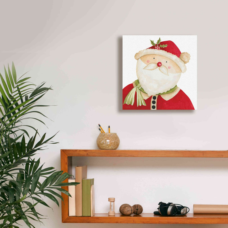 «Mr. «Claus» par Cindy Jacobs, estampe numérique sur toile, H 12 po x l 12 po x P 0,75 po