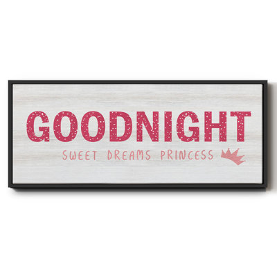 Princess Goodnight- Framed Canvas