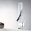Robinet de salle de bain chromé à 1 trou pour robinet de salle de bain