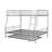 Full XL Over Queen Metal Bunk Bed with Trundle-682580146