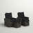 Asti All-Weather Wicker 4-Piece Outdoor Seating Set with Two Reclining Chairs and Two Otto
