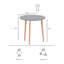 Deshawn Beech Round Solid Wood Base Dining Table-1630984592