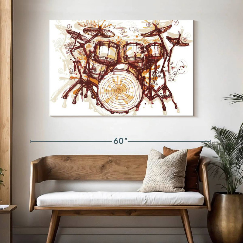 Abarca Splashing Drums, 32" H x 48" W