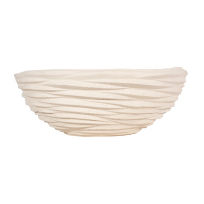 Waves Resin Bowl in Ivory
