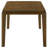 Warren Dark Brown Rectangular Dining Table