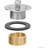 Maui - Lift & Turn Style Conversion Kit Bathtub Tub Drain Assembly, All Brass Construction-92465026