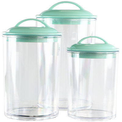 Ensemble de 3 contenants de rangement en acrylique Calypso Basics par Reston Lloyd