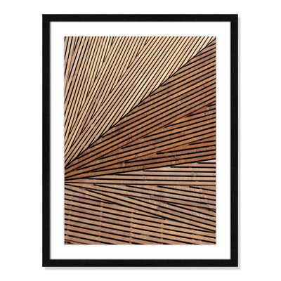 Fayette "Geometric Wood Panel 1" Print