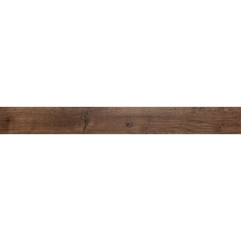 Carreau de sol en vinyle aspect bois 6 po x 48 po Pike Pike, Pacane