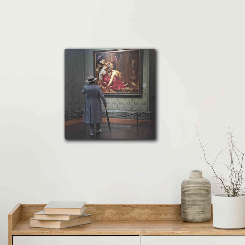 "Image dans une image" par Luxe Metal Portfolio, H 12 po x l 12 po