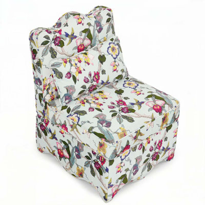Flannel Single Side Chair,Armless Dining Chair,Accent Chair