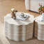 Ensemble de 2 tables basses rondes pour le salon